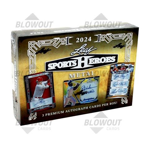 2024 leaf metal sports heroes multisport hobby box|2024 leaf sports heroes.